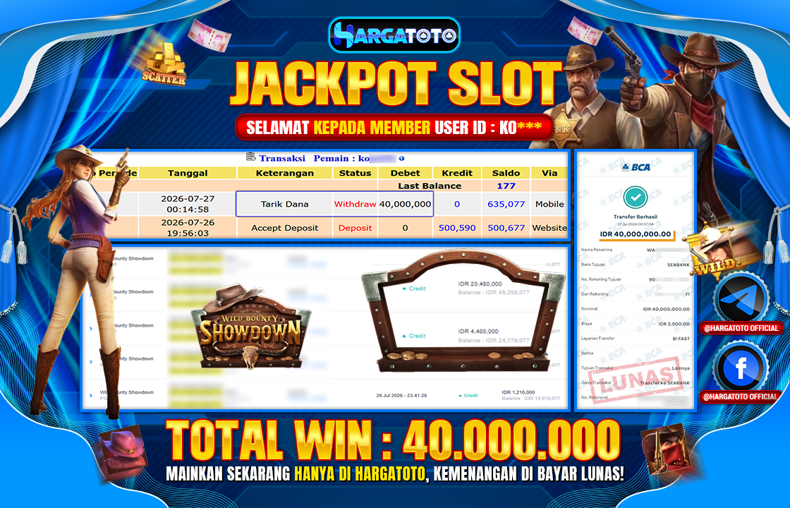 Bukan Sekadar Angka Layar. Rp 40.000.000 Tunai Pindah Tangan ke Member HARGATOTO.