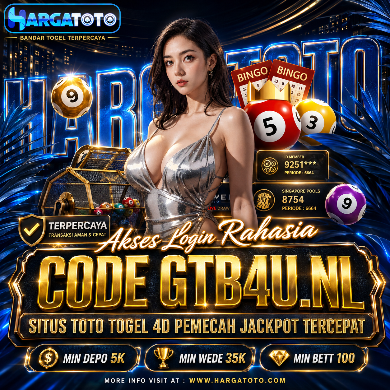 HARGATOTO Situs Toto Togel 4D Code gtb4u.nl