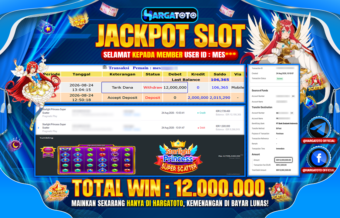 Bukan Sekadar Angka Layar. Rp 12.000.000 Tunai Pindah Tangan ke Member HARGATOTO.